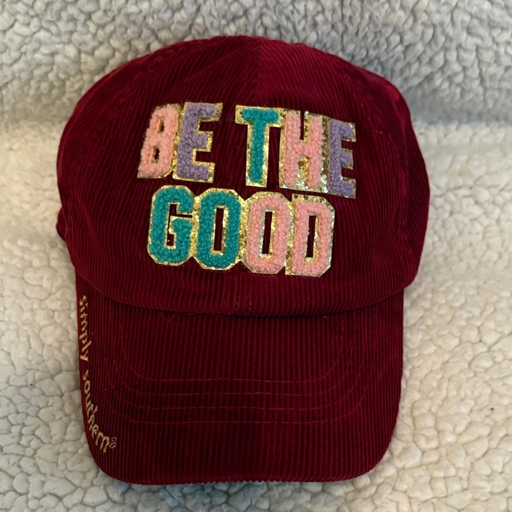 SIMPLY SOUTHERN CORDUROY HAT BE THE GOOD NWOT